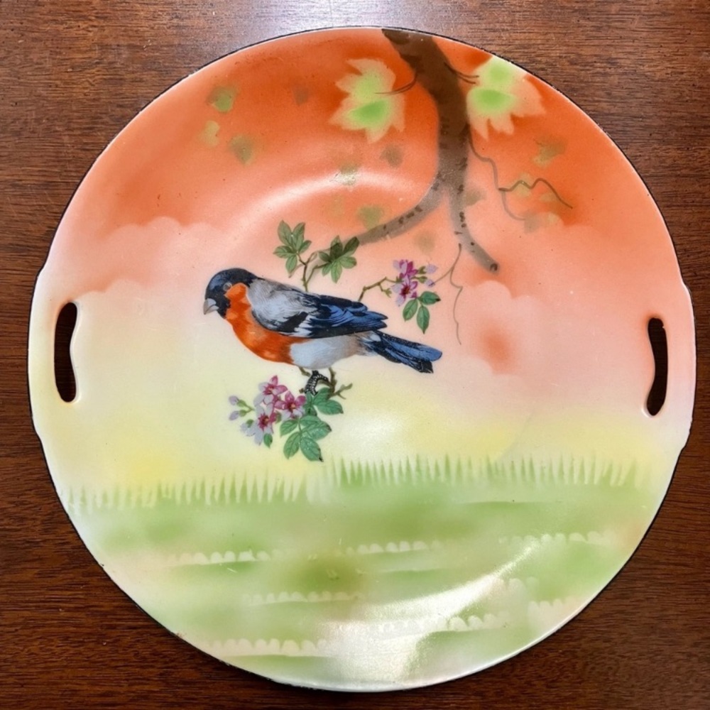 Antique PROV SXE E.S. Germany Porcelain Plate Hand Painted
